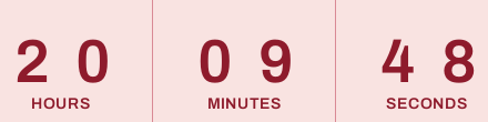 Countdown to today's same-day delivery cutoff