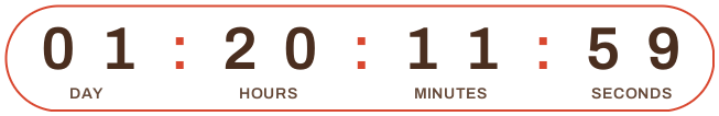 Countdown to the end of your welcome code
