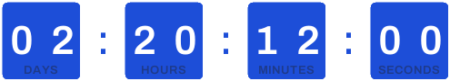 Webinar countdown timer email counting down the days and hours until a live session starts